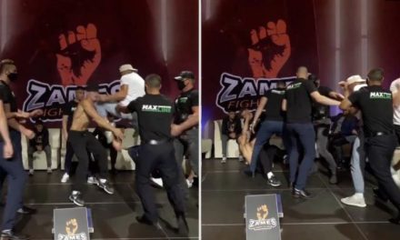 Luchador de MMA da rodillazo y noquea a su rival en careo