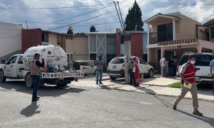 Flamazo lesiona a dos en Saltillo