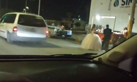 Van a cenar tacos después de su boda, en Torreón