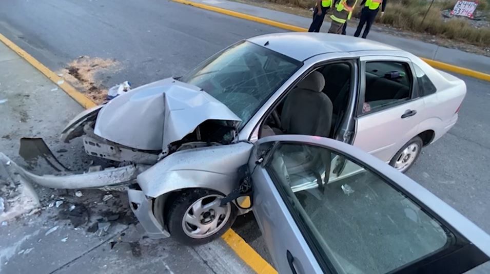 Cuatro personas heridas, dos de gravedad tras choque en LEA