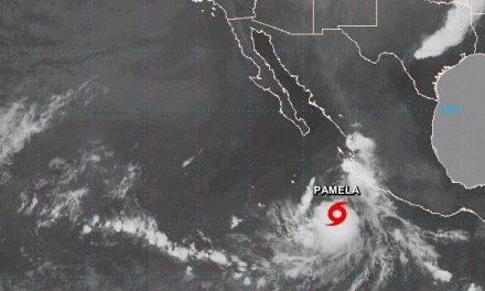 Tormenta tropical Pamela avanza en el Pacífico y llegará a Sinaloa como un fuerte huracán