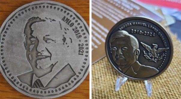 No es broma: Estas son las monedas con la cara de AMLO que están causando revuelo en internet