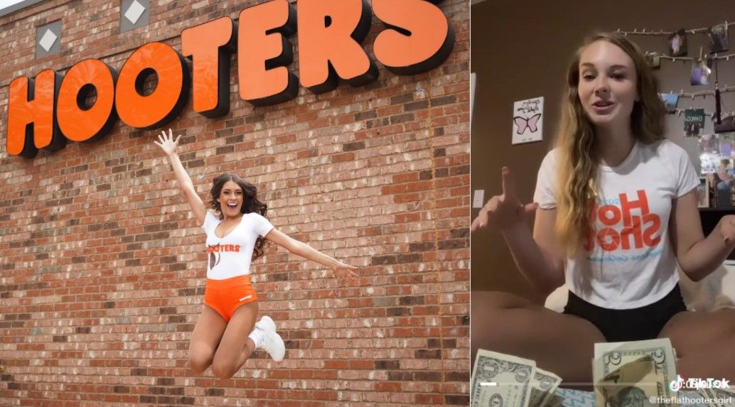 Mientras unas se quejan, mesera de Hooters revela que nuevo uniforme incrementó sus propinas