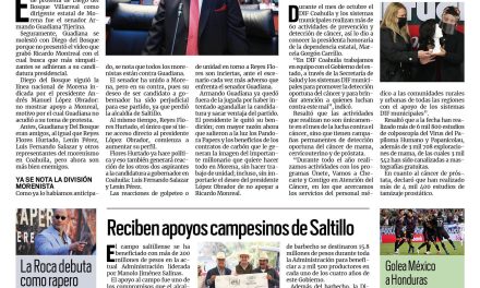 Portada [11 de octubre de 2021] Todos contra Guadiana; DIF estatal se suma a la lucha contra el cáncer, y más…