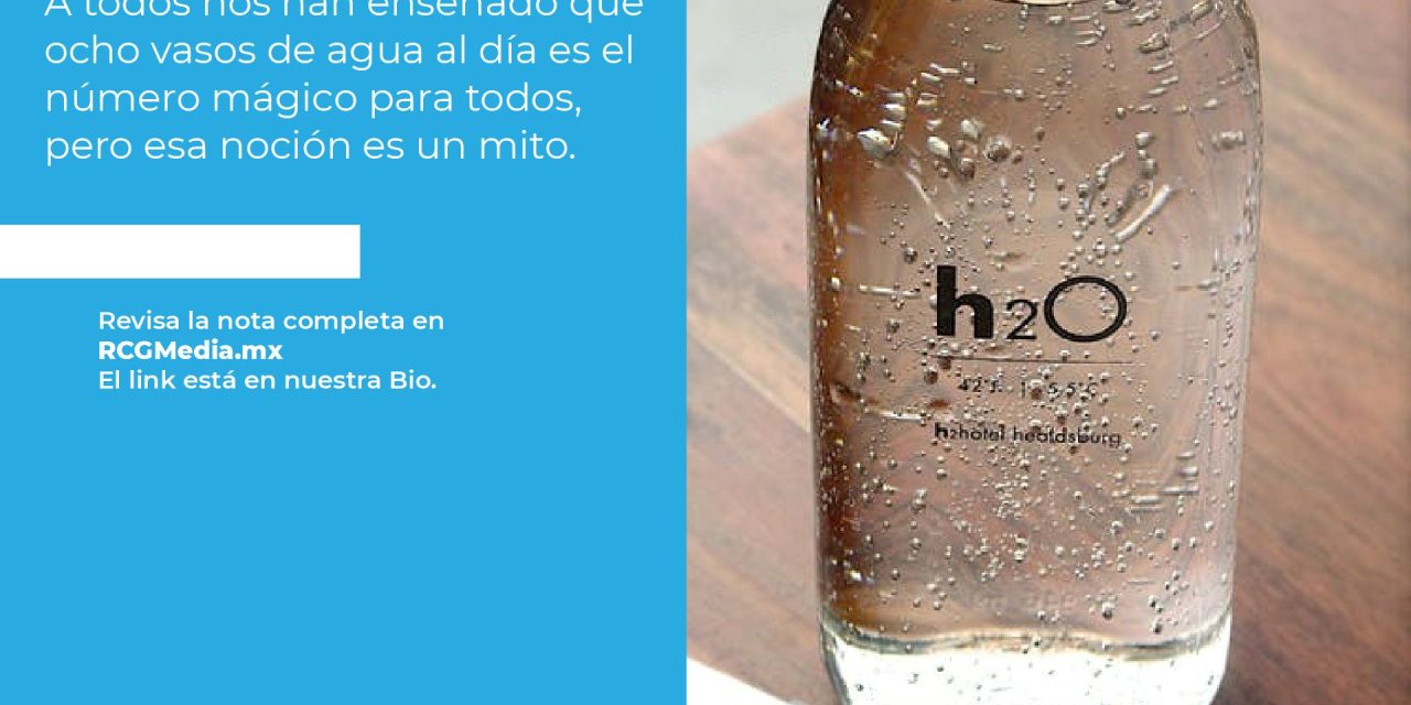 Agua: ¿cuánto tienes que beber todos los días?