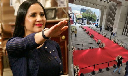 Alcaldesa de Cuauhtémoc pone alfombra roja para celebrar el inicio de su administración