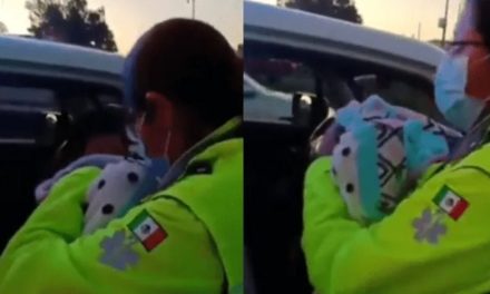 Rescatan a bebito abandonado en una cajuela en Puebla (video)