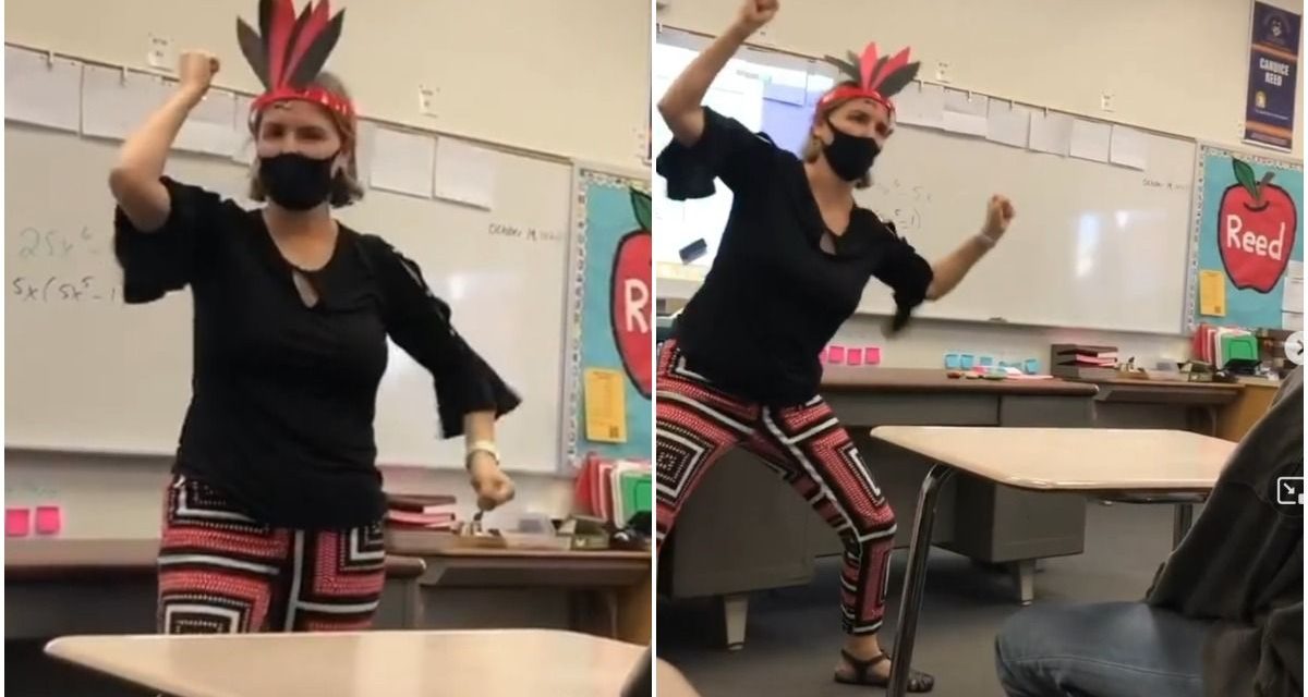 Suspenden a maestra en California;  dio clases disfrazada de nativa americana