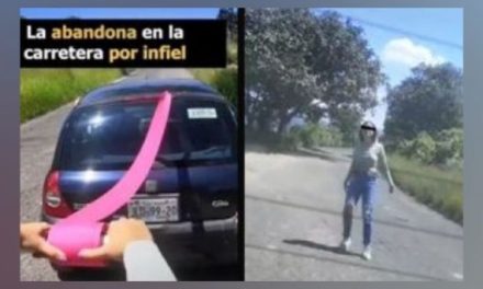 Se entera de la infidelidad de su novia… y la abandona en plena carretera (video)