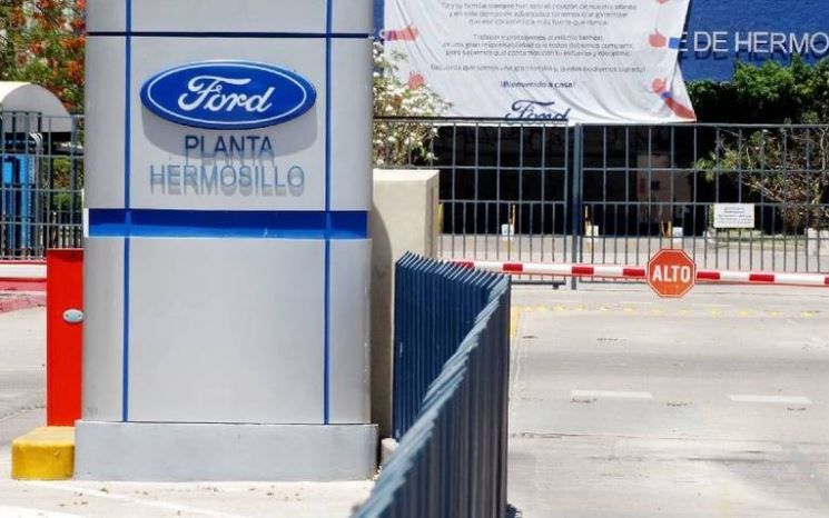 Ford planta Sonora parará producción
