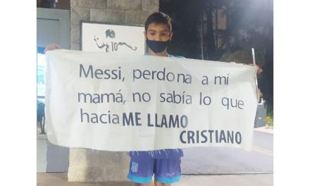 Niño pide a Messi que perdone a su mamá: ‘me llamo Cristiano’