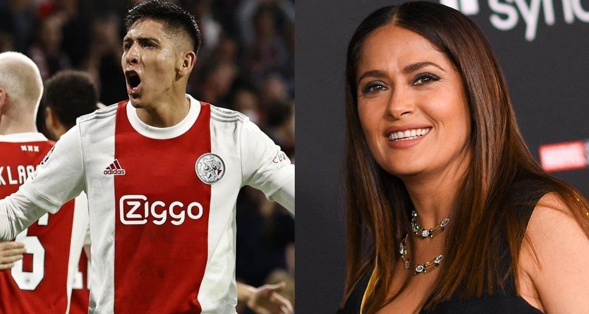 Salma Hayek intentó seducir a Edson Álvarez para que saliera del Ajax