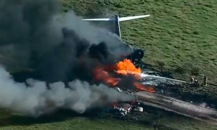 ÚLTIMA HORA | Se estrella e incendia avión con 21 personas a bordo en Texas (video)