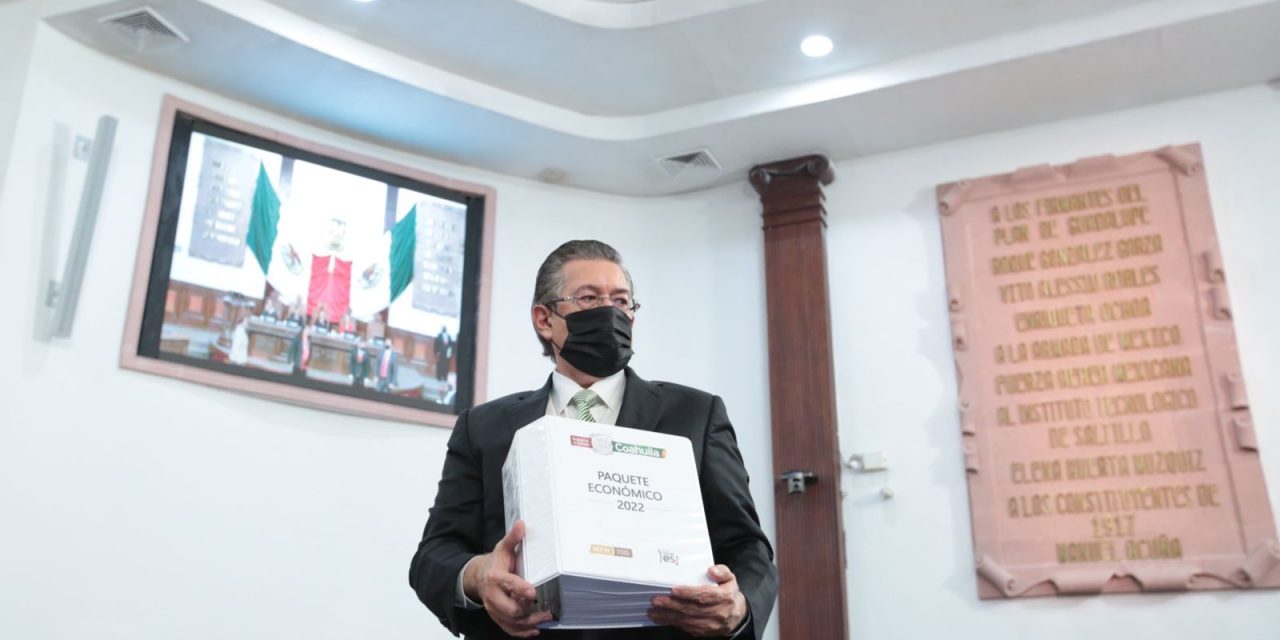 Secretaría de Finanzas presenta Paquete Económico 2022