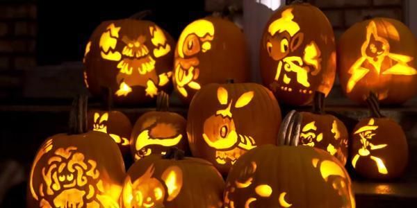 ¡Fans tallan a Pokemones en calabazas para Halloween!