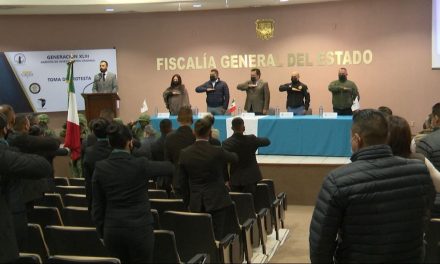 Se gradúan cadetes para la FGE: juran servir al estado para mantener la seguridad