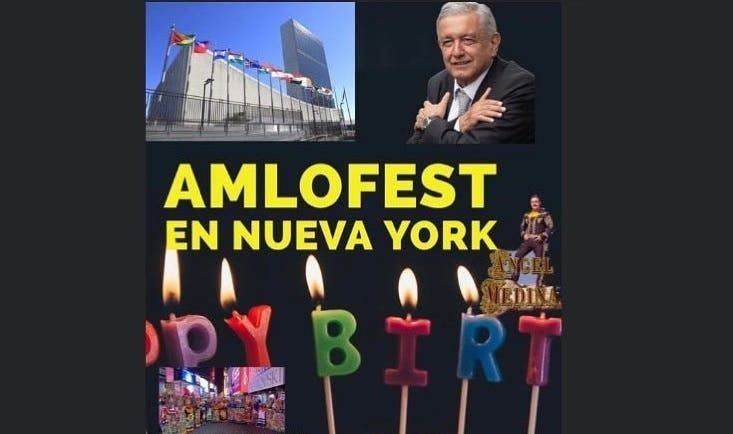 ¿AMLOFest?, así lo recibirán en Nueva York