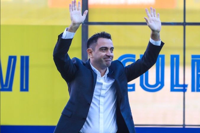 Así fue la presentación de Xavi Hernández con el Barcelona