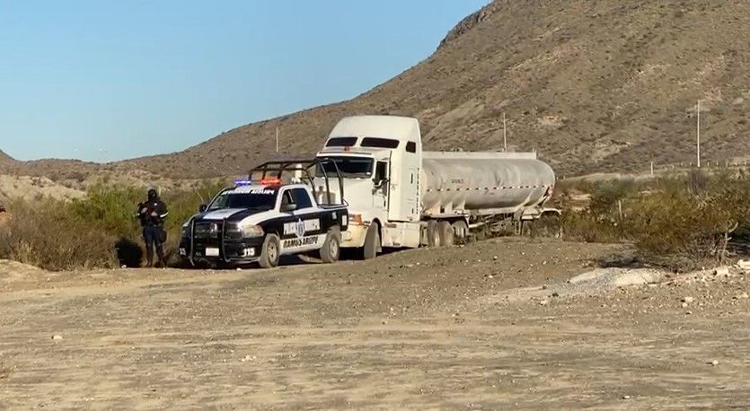 Decomisan pipa de combustible en Ramos Arizpe