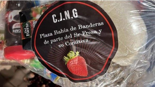 CJNG reparte despensa a damnificados en Nayarit