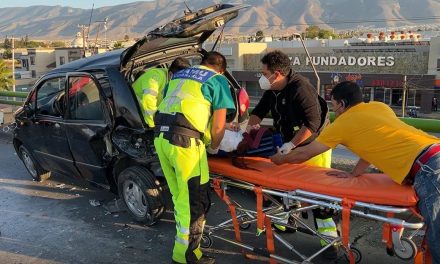 Tres mujeres quedan lesionadas en accidentes aislados al oriente de Saltillo