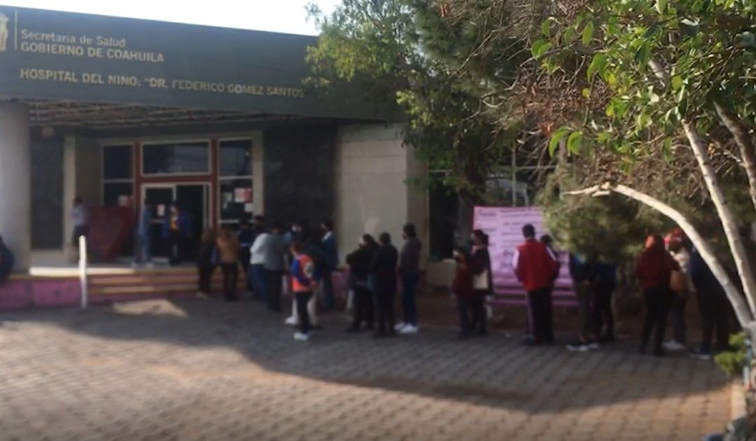 Aplican segunda dosis a niños con comorbilidades en Saltillo