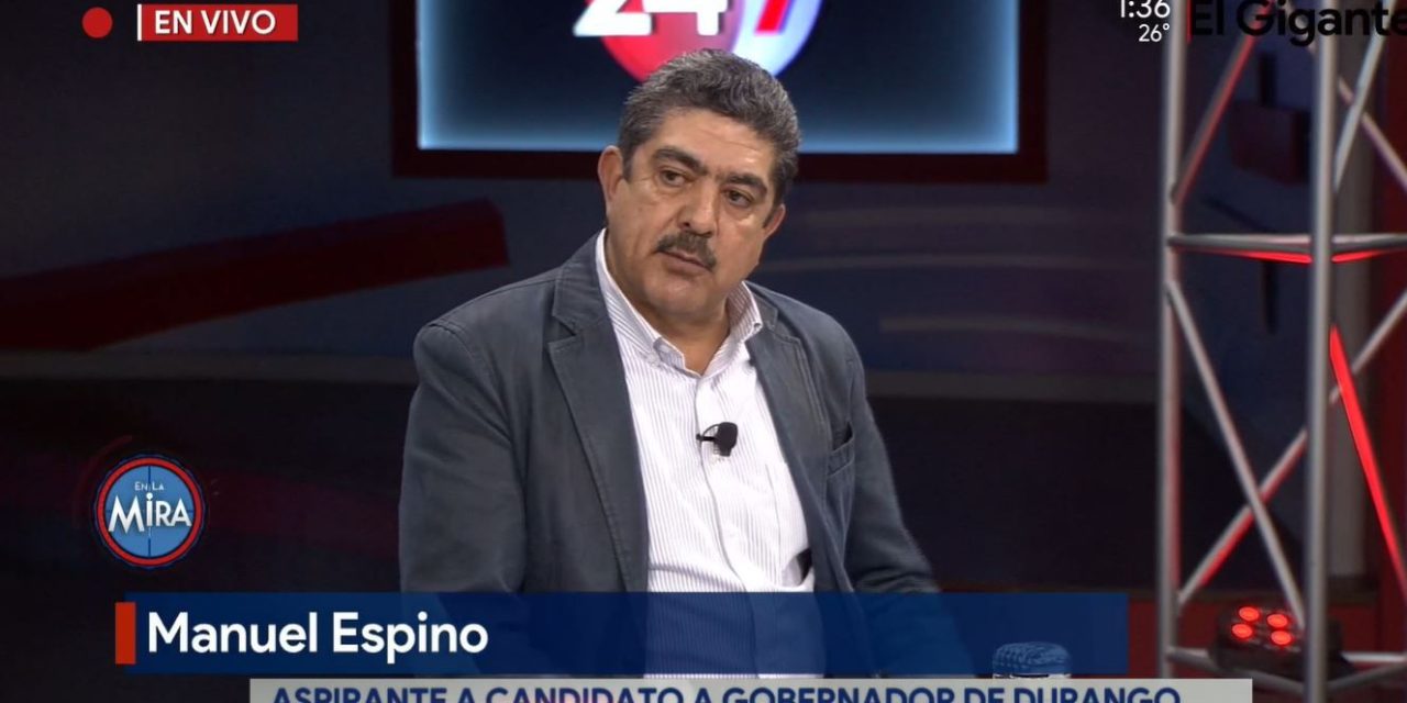 Manuel Espino busca competir por la gubernatura de Durango