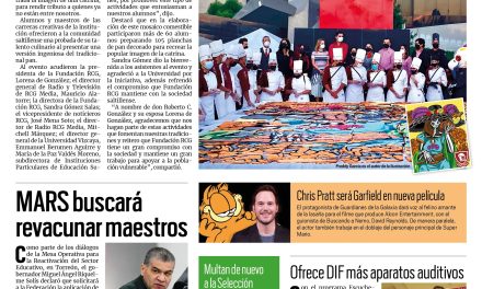 Portada [2 de noviembre de 2021] Saborean las tradiciones; MARS buscará revacunar a maestros, y más…