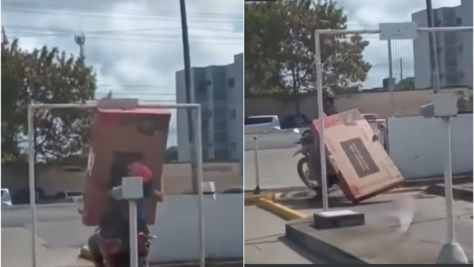 ¡El Buen Fin que salió mal!; acababan de comprar pantalla y se les cae (video)