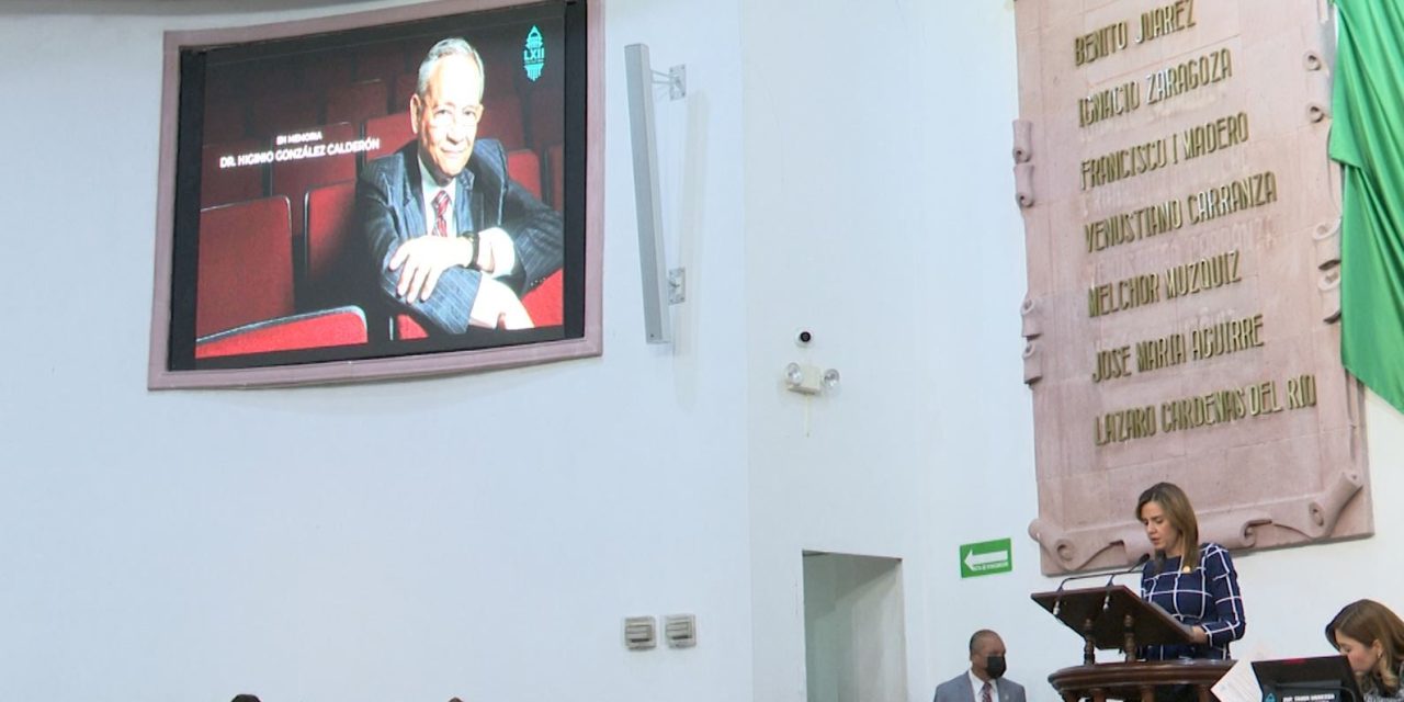Rinden homenaje a Higinio González en el Congreso de Coahuila