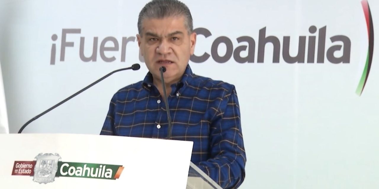 No permitiremos ingreso de criminales a Coahuila, asegura Miguel Riquelme