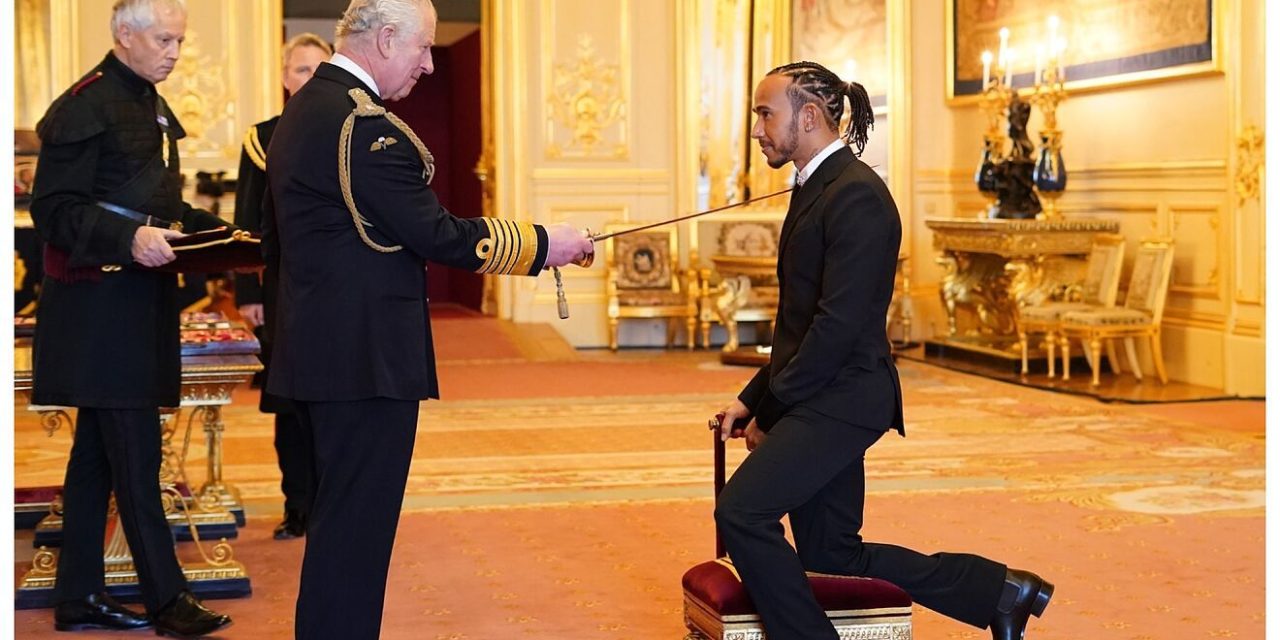 Lewis Hamilton es nombrado Caballero de la Corona Británica