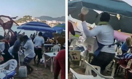 Tres heridos por botellazos y sillazos de turistas en enfrentamiento en Acapulco