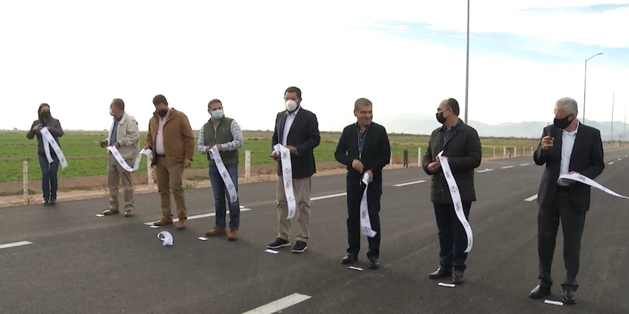 Entrega Riquelme más infraestructura vial en Coahuila