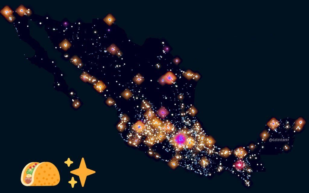 El taco verso existe: desarrollan mapa de tacos en México