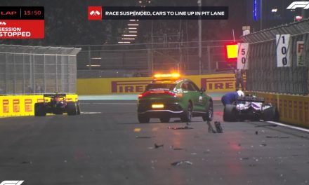 Impactante choque deja fuera a Checo Pérez del GP de Arabia Saudita