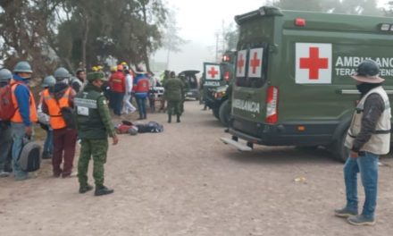 Más de 20 trabajadores terminan heridos por accidente en el Aeropuerto de Santa Lucía