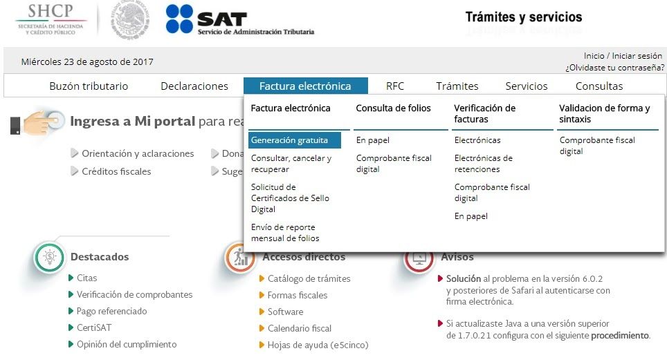 SAT tendrá nuevas multas contra negocios que emitan facturas mal