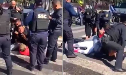 ¿Así o más abusivos?; policías golpean brutalmente a pareja en Iztacalco (video)