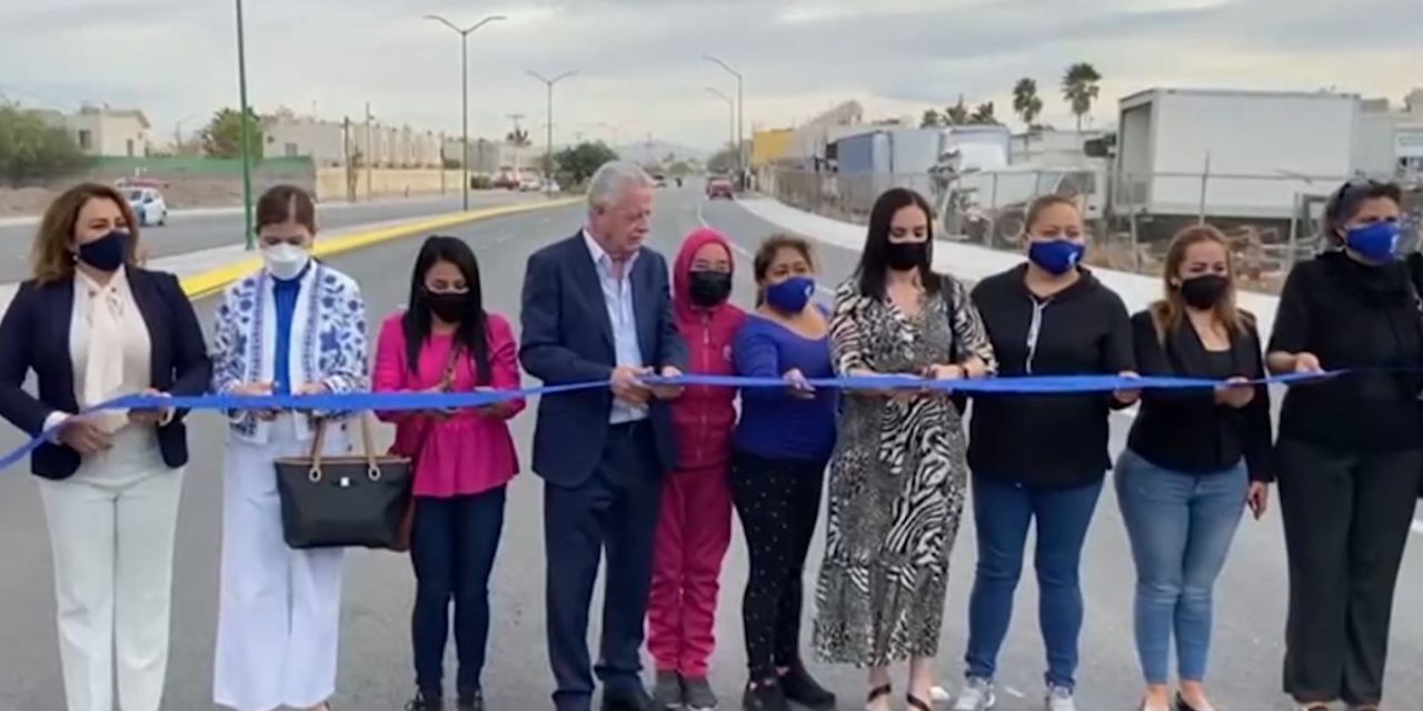 Entrega Zermeño importante obra vial en Torreón