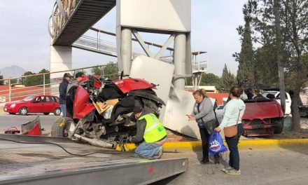 Joven que partió su auto en dos en Saltillo muere tras días de agonía