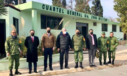 Chema Fraustro, alcalde de Saltillo, reitera su apoyo al Ejército