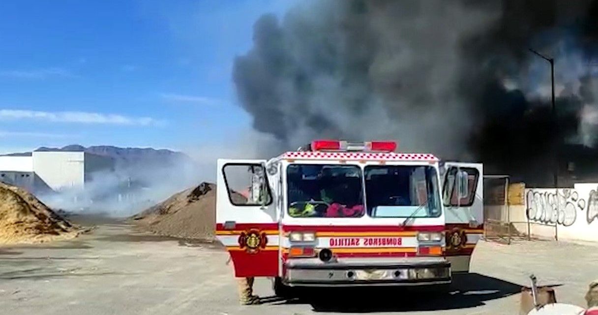 Se incendia vivero en Saltillo