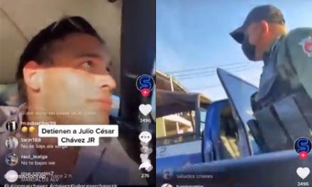 Chávez Jr es detenido por presunta posesión de armas