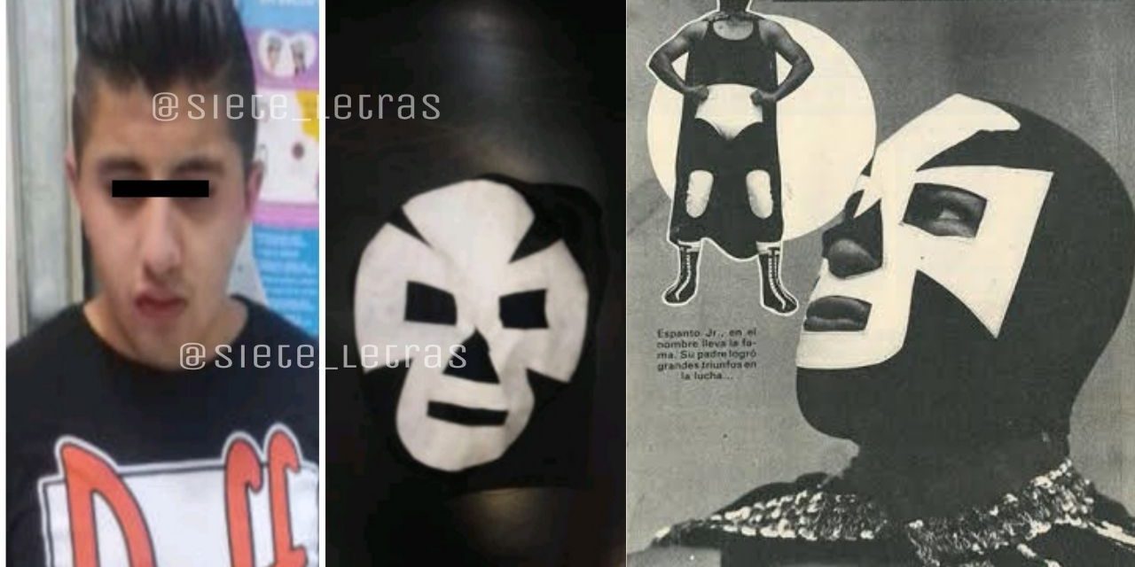 Capturan a ladrón que asaltaba con máscara del luchador ‘Espanto’