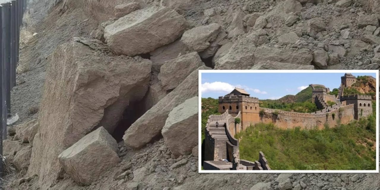 Terremoto de 6.4 grados derrumba parte de la Gran Muralla China
