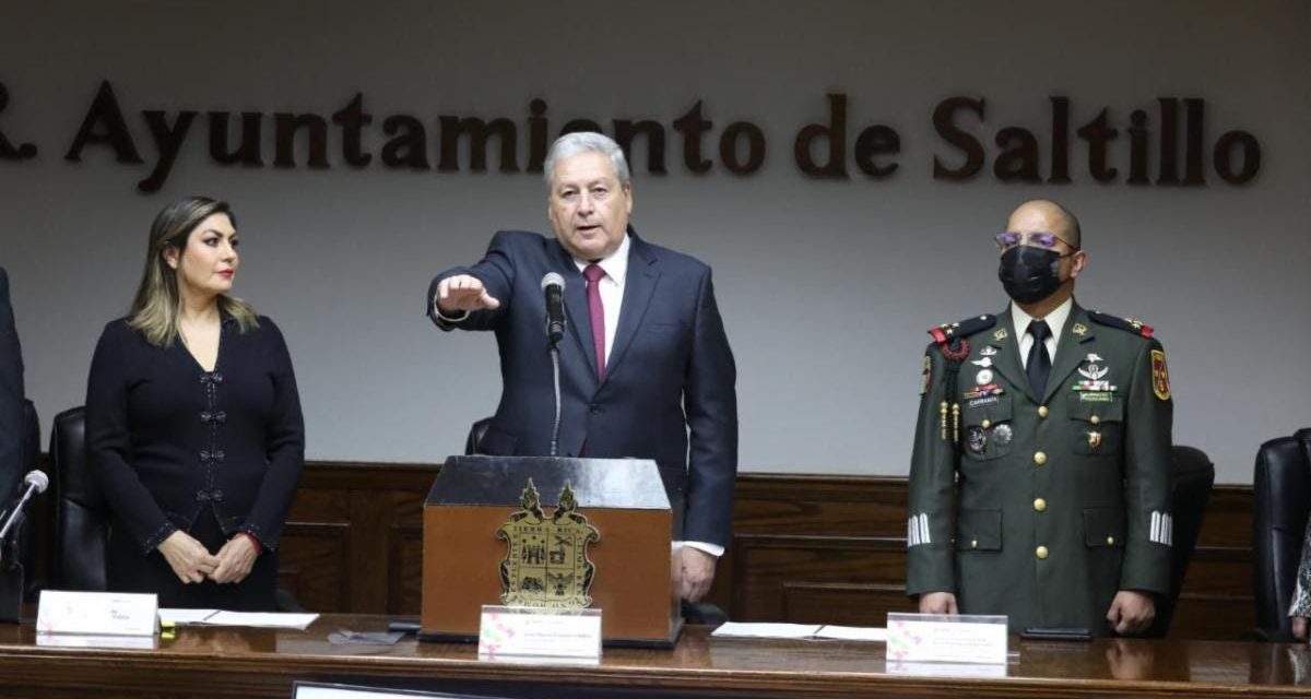 José María Fraustro rinde protesta como Alcalde de Saltillo