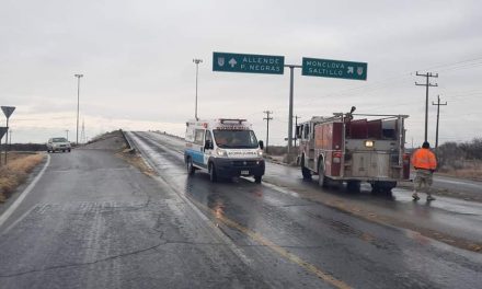 ¡Ya viene el frío! En Allende Coahuila ya cerraron los puentes por estar congelados
