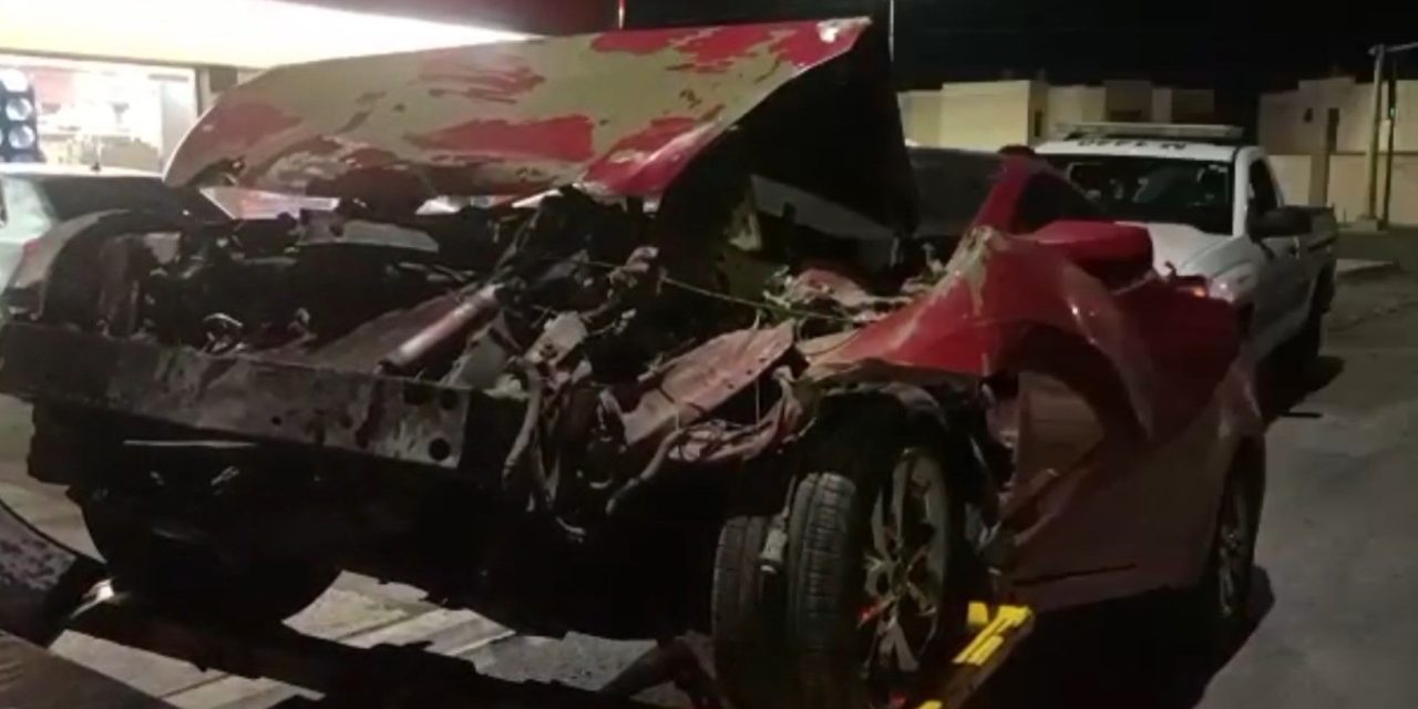 Joven en estado de ebriedad se queda dormido y causa accidente en Saltillo