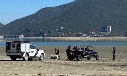 Encuentran tambos en la Presa de la Boca y buscan cuerpos de desaparecidos